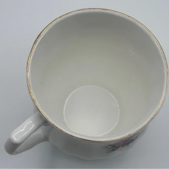 Vintage Hitkari Potteries Mug Bone China Delicate Floral - Picture 4 of 4